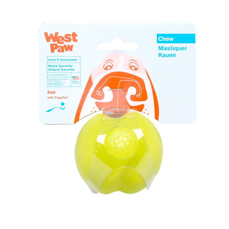 Westpaw Design Jive Dog Ball - Granny Smith, Small