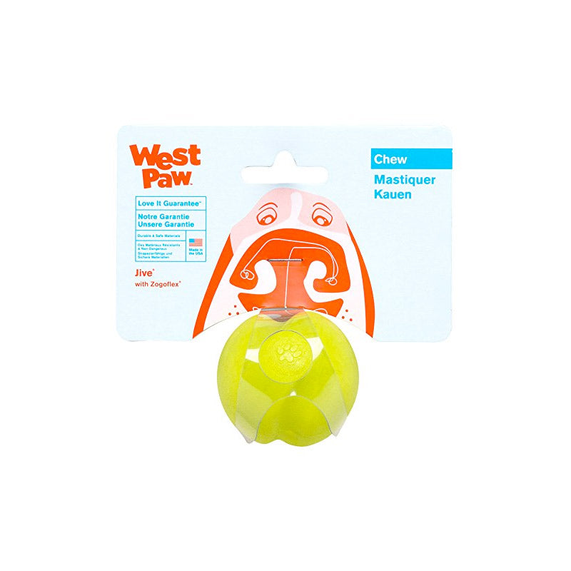 Westpaw Design Jive Dog Ball - Granny Smith, X Small