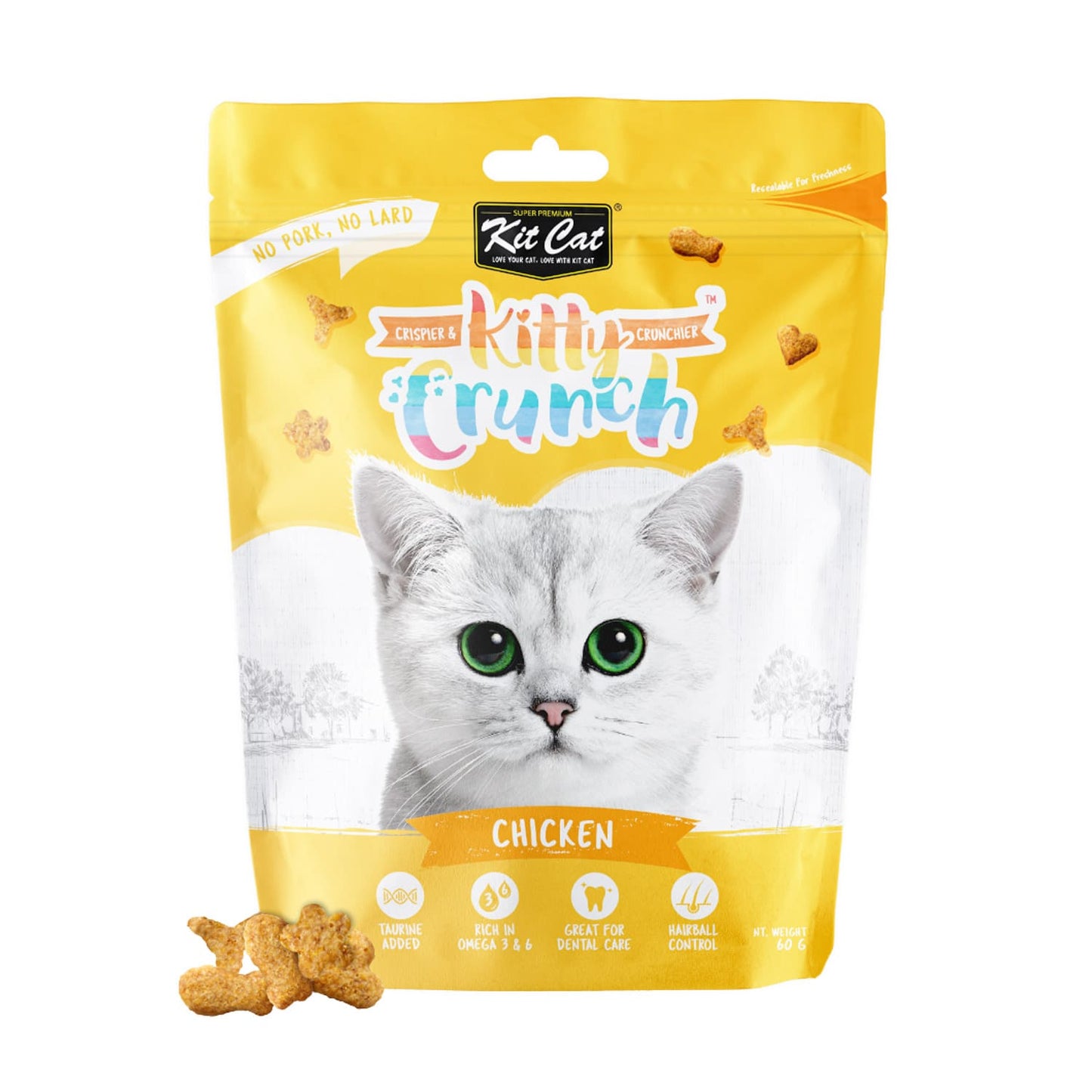 Kit Cat Kitty Crunch Chicken Flavor 60g