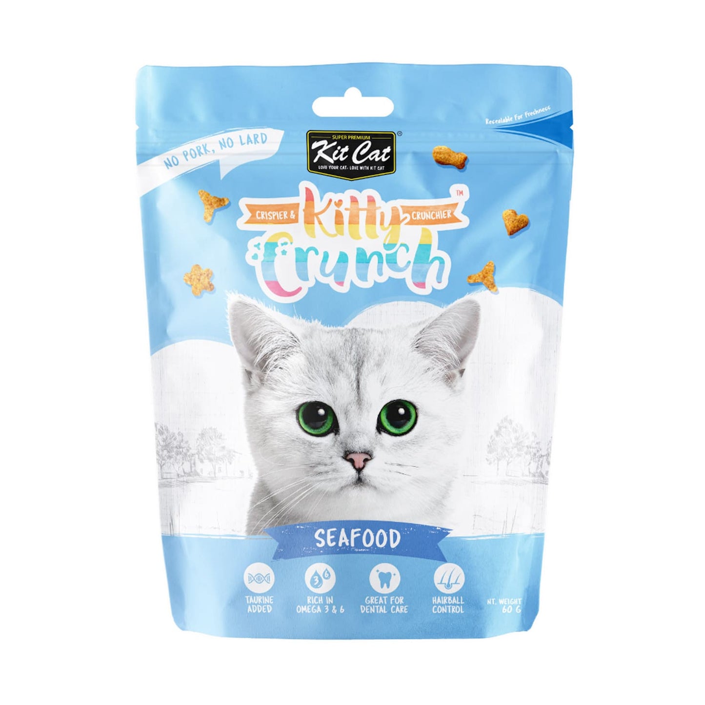 Kit Cat Kitty Crunch Seafood Flavor 60g