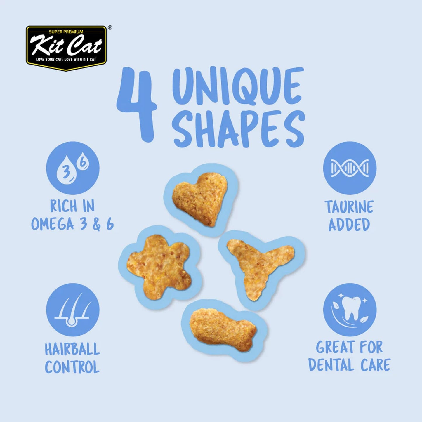 Kit Cat Kitty Crunch Seafood Flavor 60g