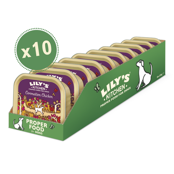Lily's Kitchen Coronation Chicken Wet Dog Food 150G Pack of 10