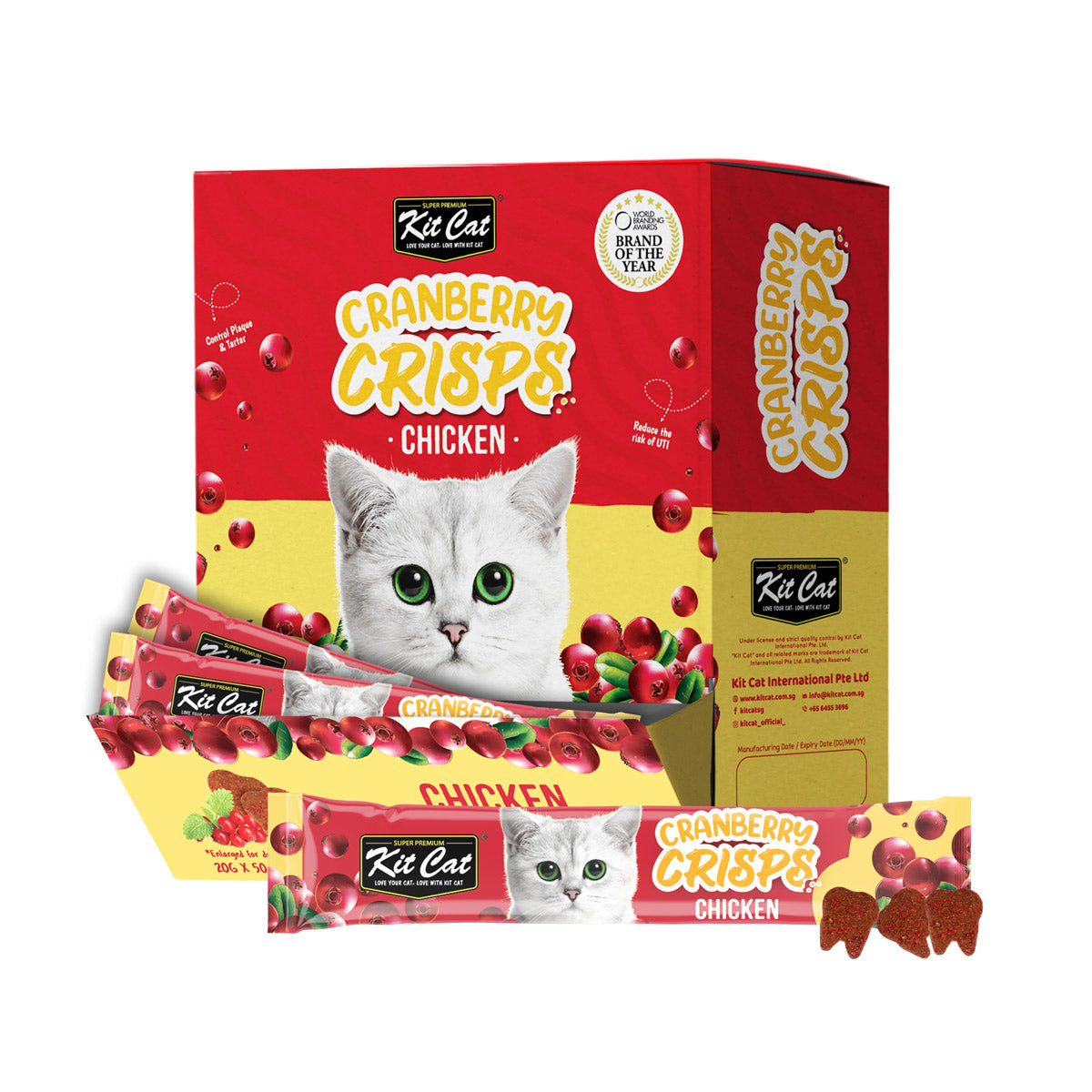 Kit Cat Cranberry Crisps Chicken 20g