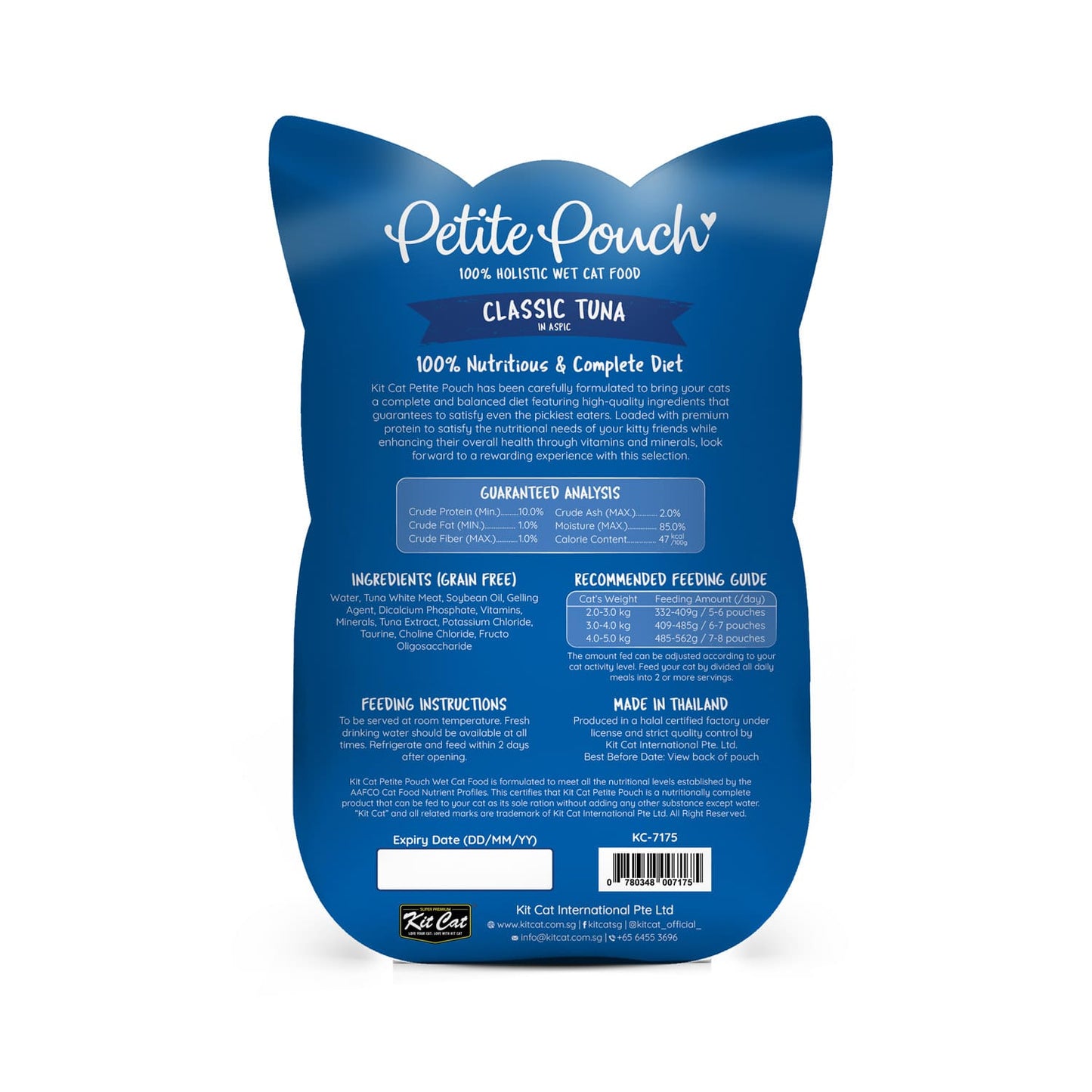 Kit Cat Petite Pouch 70g - Classic Tuna
