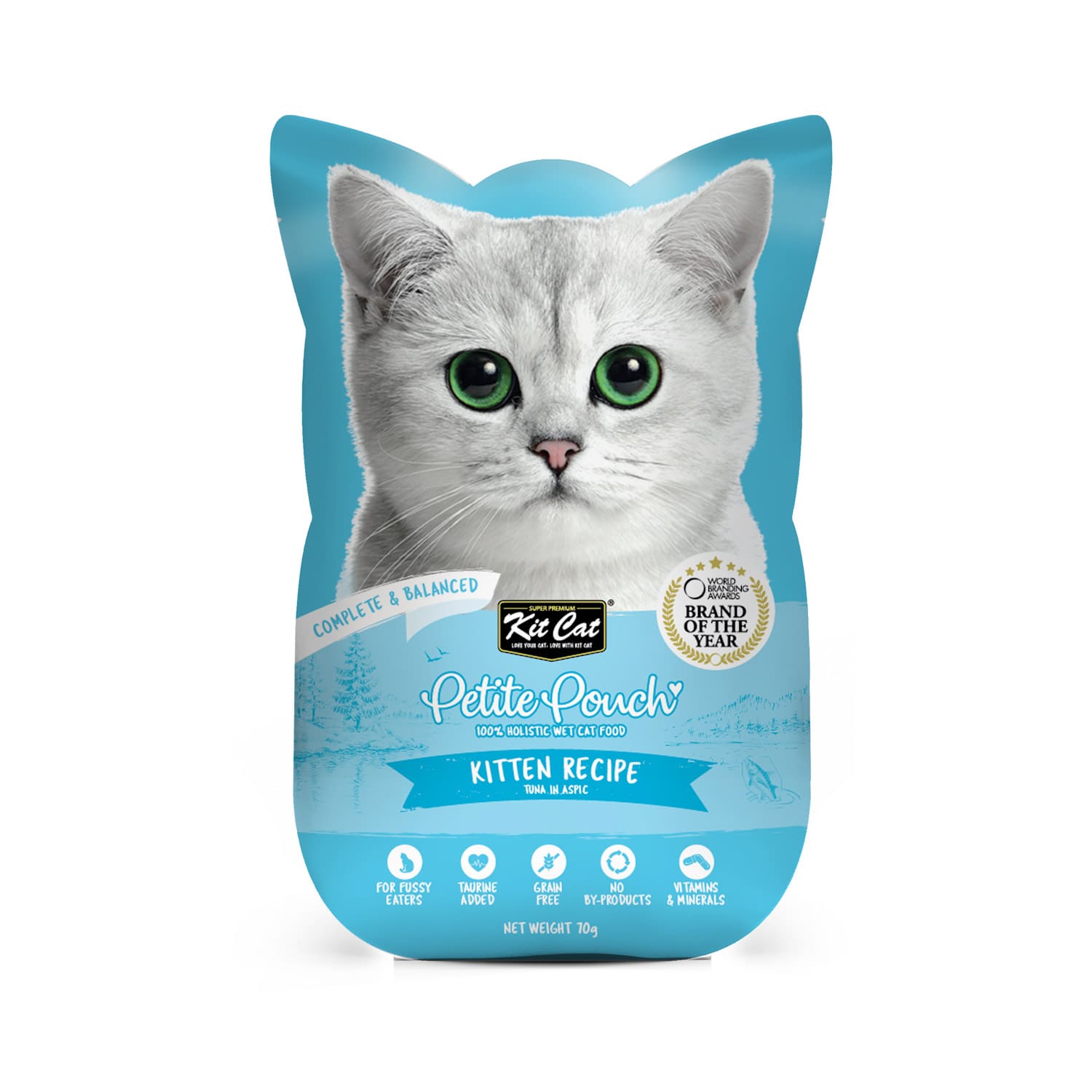 Kit Cat Petite Pouch 70g - Kitten Tuna