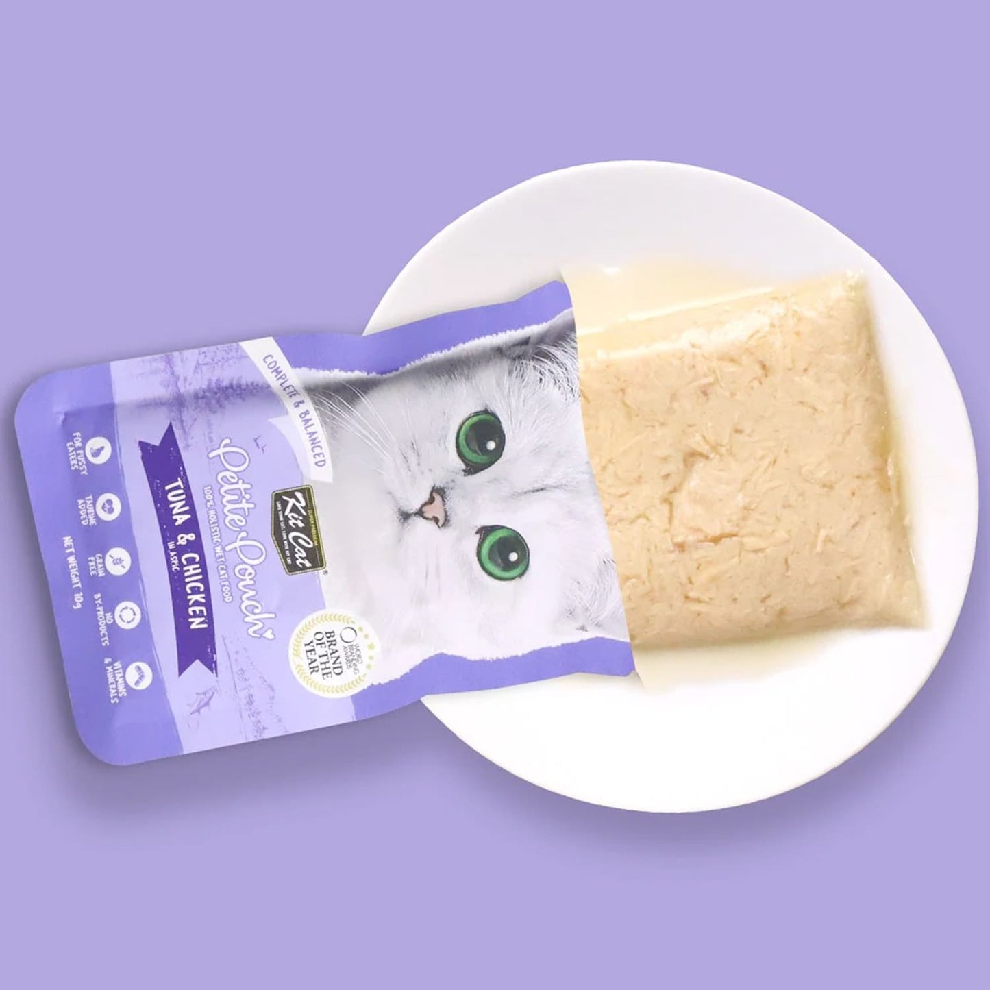Kit Cat Petite Pouch 70g - Tuna & Chicken