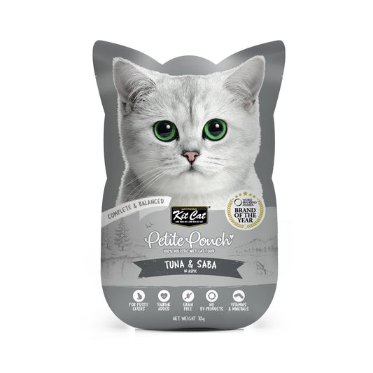 Kit Cat Petite Pouch 70g - Tuna & Saba