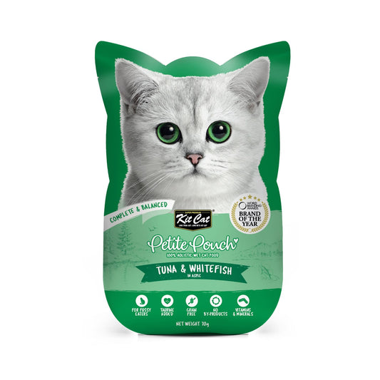 Kit Cat Petite Pouch 70g - Tuna & Whitefish