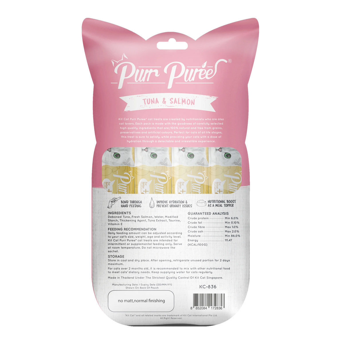 Kit Cat Purr Puree Tuna  &  Salmon