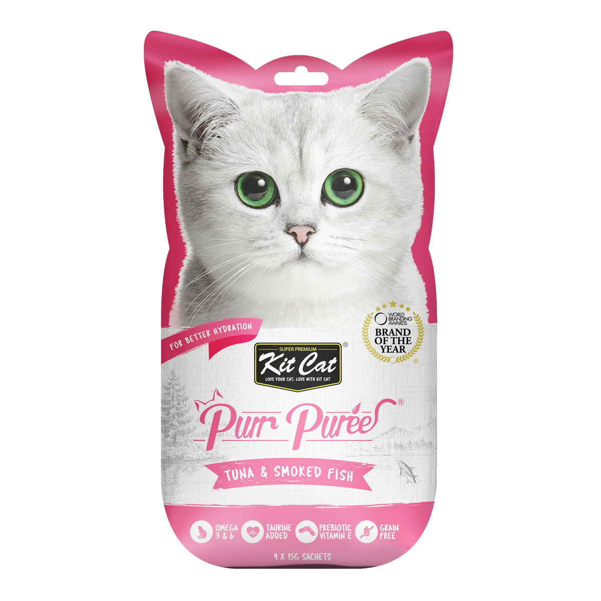 Kit Cat Purr Puree Tuna &amp; Smoked Fish