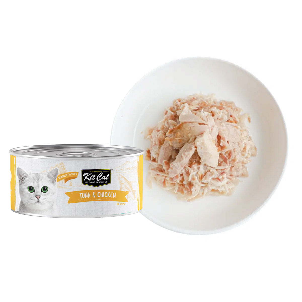 Kit Cat Tuna  &  Chicken  80g (1 Box -24pcs)