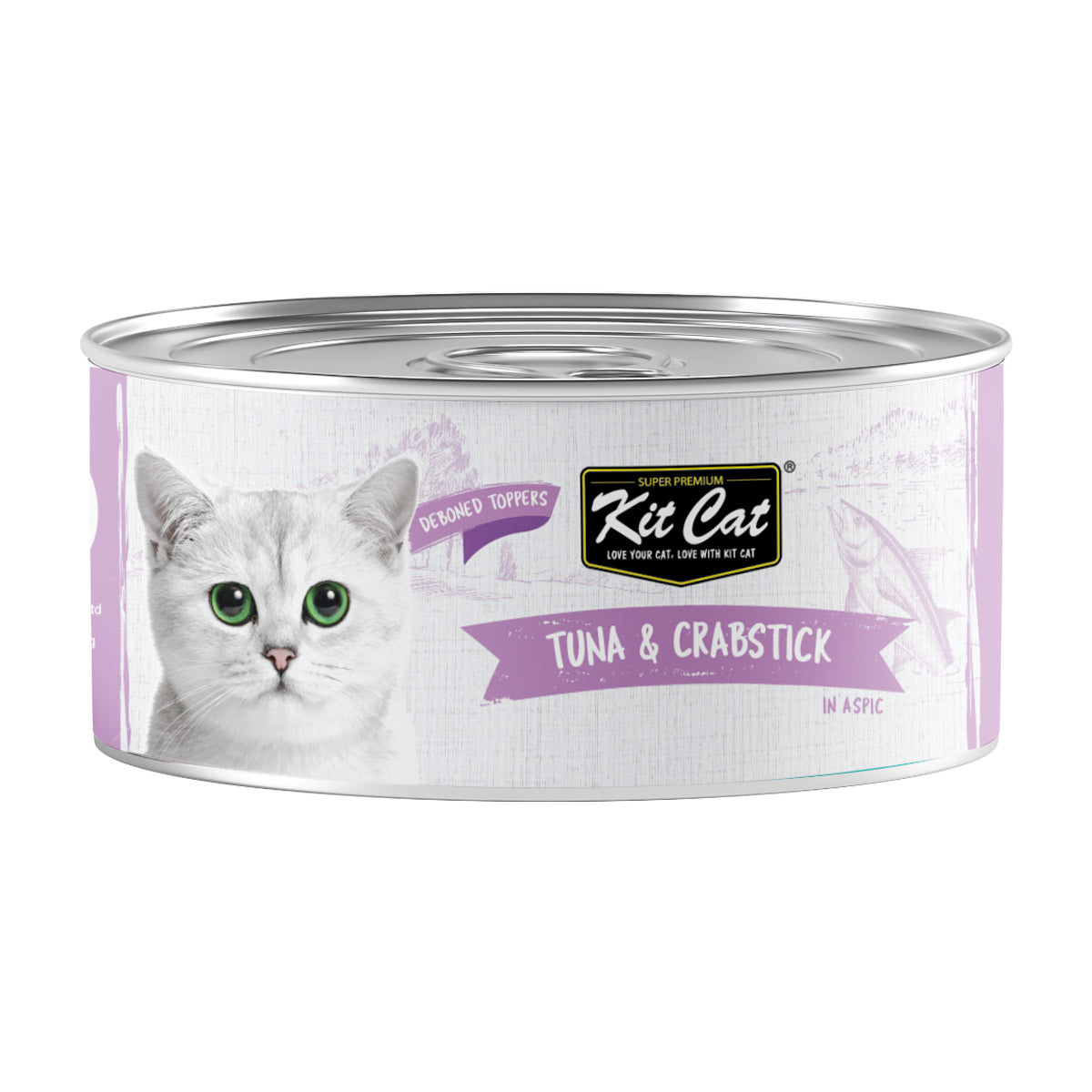 Kit Cat Tuna  &  Crabstick 80g (1 Box -24pcs)