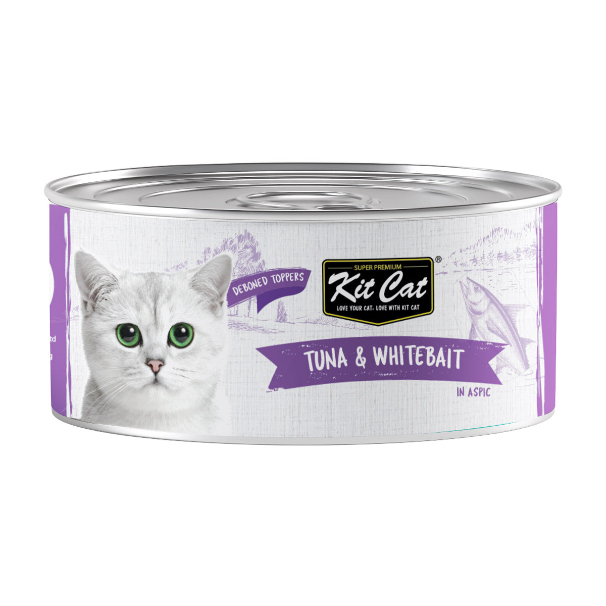 Kit Cat Deboned Tuna Whitebait Toppers 80g (1 Pc)