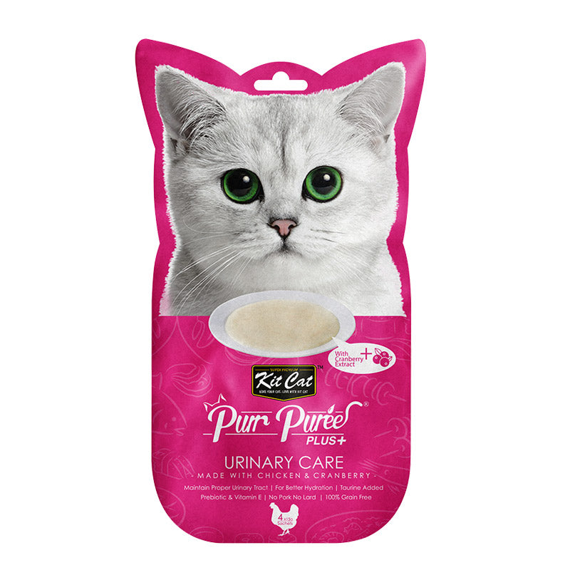 Kit Cat Purr Puree Plus+ Chicken &amp; Cranberry (Urinary Care)