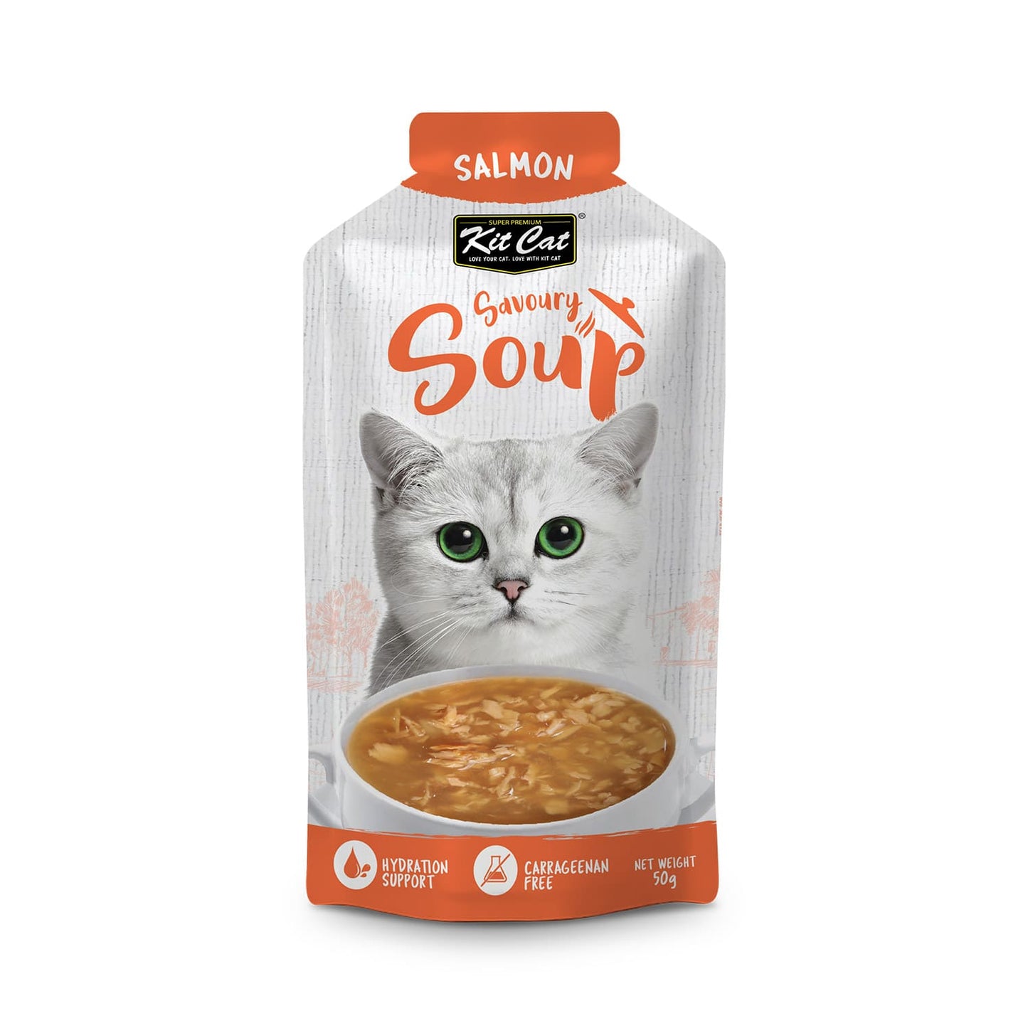 Kit Cat Savoury Soup Salmon 300g ( 6 X 50g )