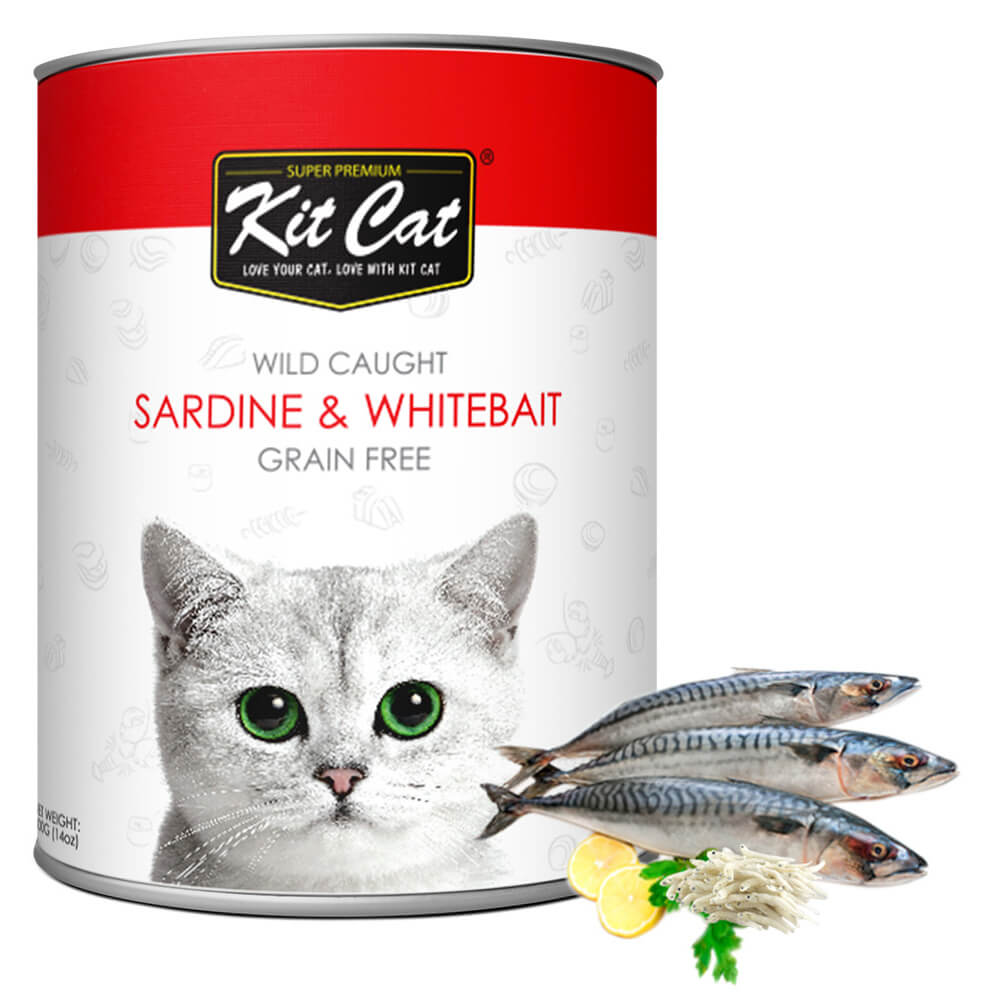 Kit Cat Wild Caught Sardine  &  WhiteBait