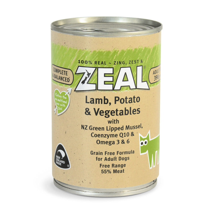 Zeal  Lamb Potato & Vegetables (390g)