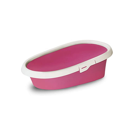 Cat litter box MINOU MINI 43 x 30 x 14h - Dark Pink