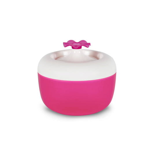 MP Bergamo MALAGA Water Fountain for Cats 1.7L (Flower) - Dark Pink