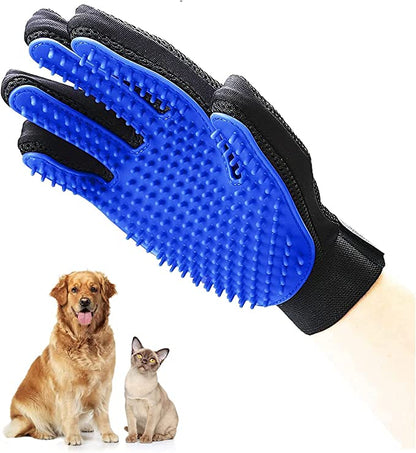 Pet grooming Glove, De-Shedding Glove, Fur removal, Dog grooming, Cat grooming, Pet brush,