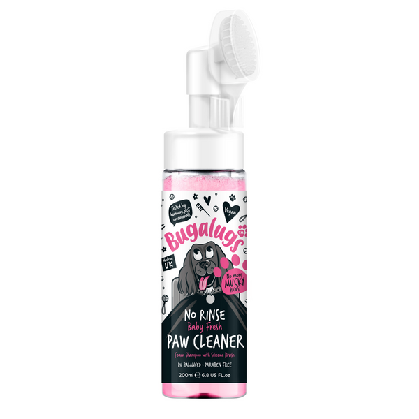 Bugalugs Baby Fresh Paw Cleaner No Rinse Foam Shampoo - 200ML
