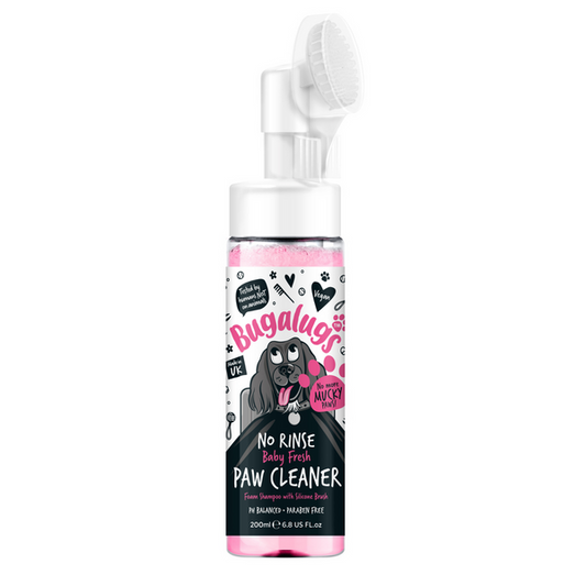 Bugalugs Baby Fresh Paw Cleaner No Rinse Foam Shampoo - 200ML