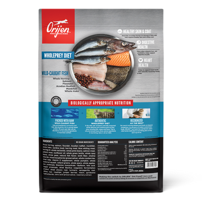 Orijen Six Fish Formula Protein-Rich Grain Free Diet Cat Dry Food
