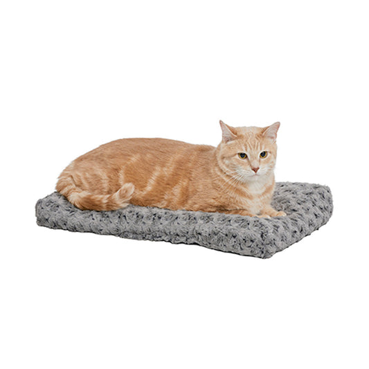 QuietTime® Deluxe Ombré Swirl Pet Bed - Grey - 18 inch