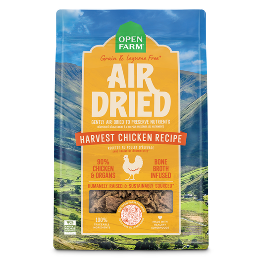 Open Farm Air Dried Harvest Chicken Recipe Dry Dog Food