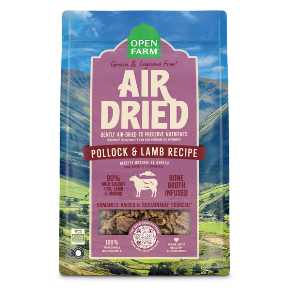 Open Farm Air Dried Alaskan Pollock & Lamb Recipe Dry Dog Food