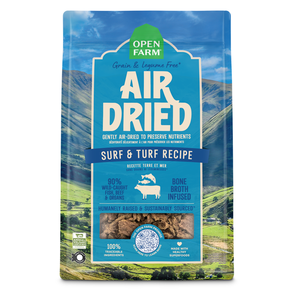 Open Farm Air Dried Surf & Turf Recipe Dry Dog Food - 1LB