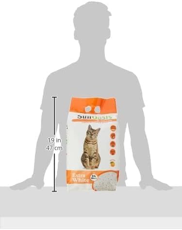 Pack of 3 Sun Oasis Clumping Cat Litter – Orange Scented, Strong Odor Control, Low Dust, 10 L