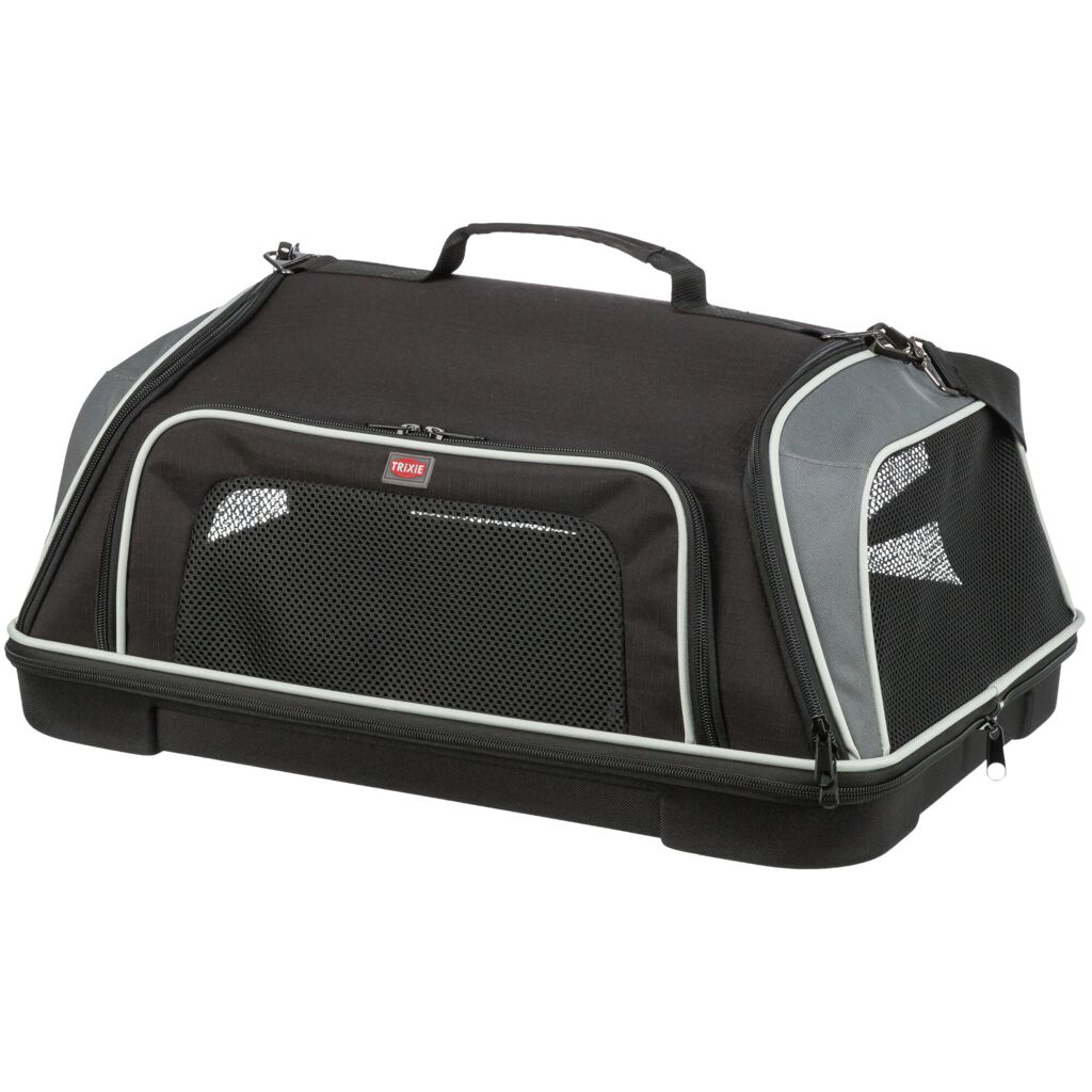 Trixie Boarding Airline Carrier - BLACK/55X23X40CM