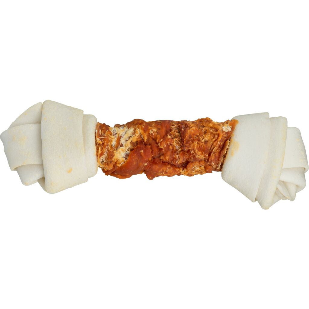 Trixie Denta Fun Knotted Chicken Chewing Bone Dog Treat - 220G
