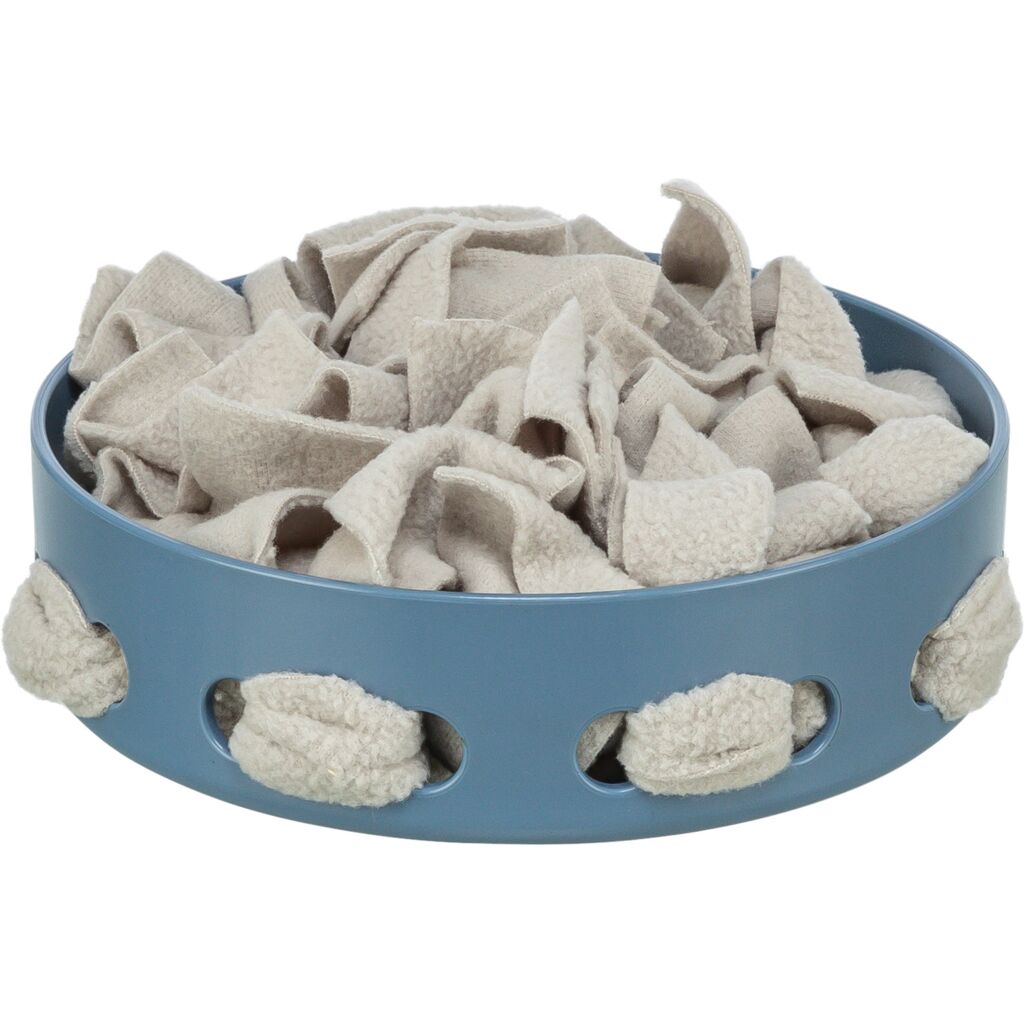 Trixie Dog Activity Plastic Hide'N'Sniff Bowl Dog Toy Blue 18Cm
