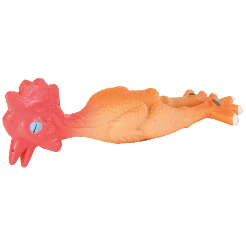 Trixie Latex Chicken Dog Toy - 15CM