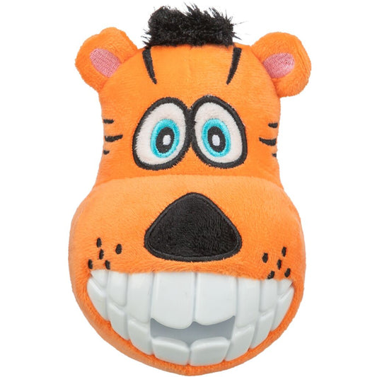 Trixie Tiger Plush TPR Dog Toy - 16CM