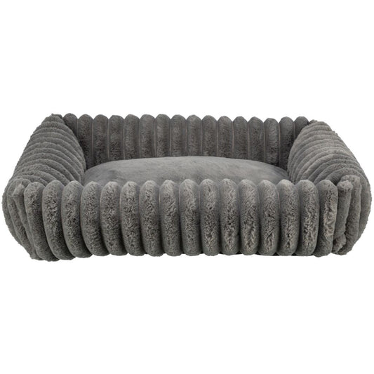 Trixie Lonni Corduroy Plush Dog Bed Grey 80X60Cm