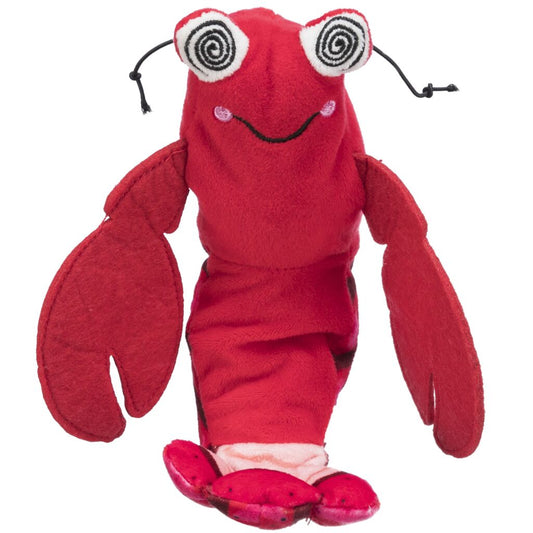 Trixie Wiggly Lobster with Catnip Plush Cat Toy - RED/23CM