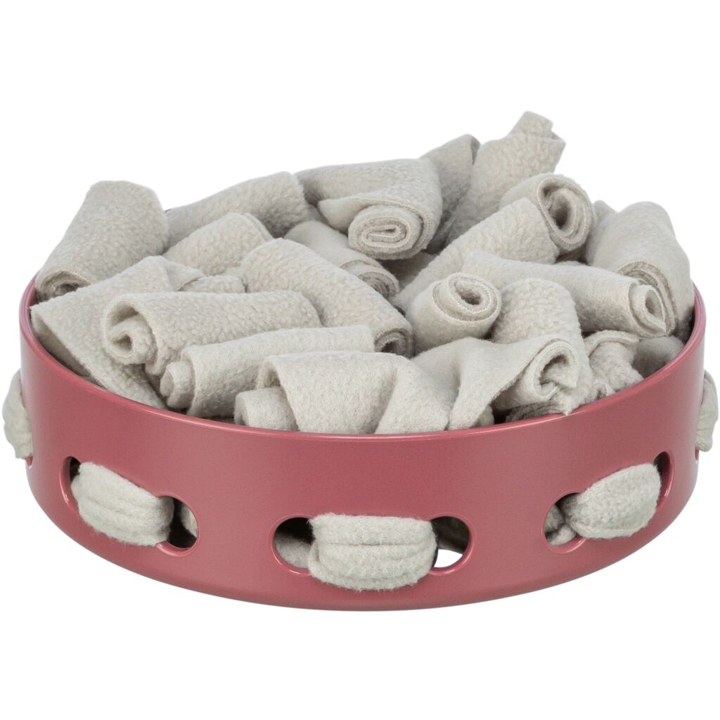 Trixie Cat Activity Plastic Hide'N'Sniff Bowl Cat Toy Red 18Cm