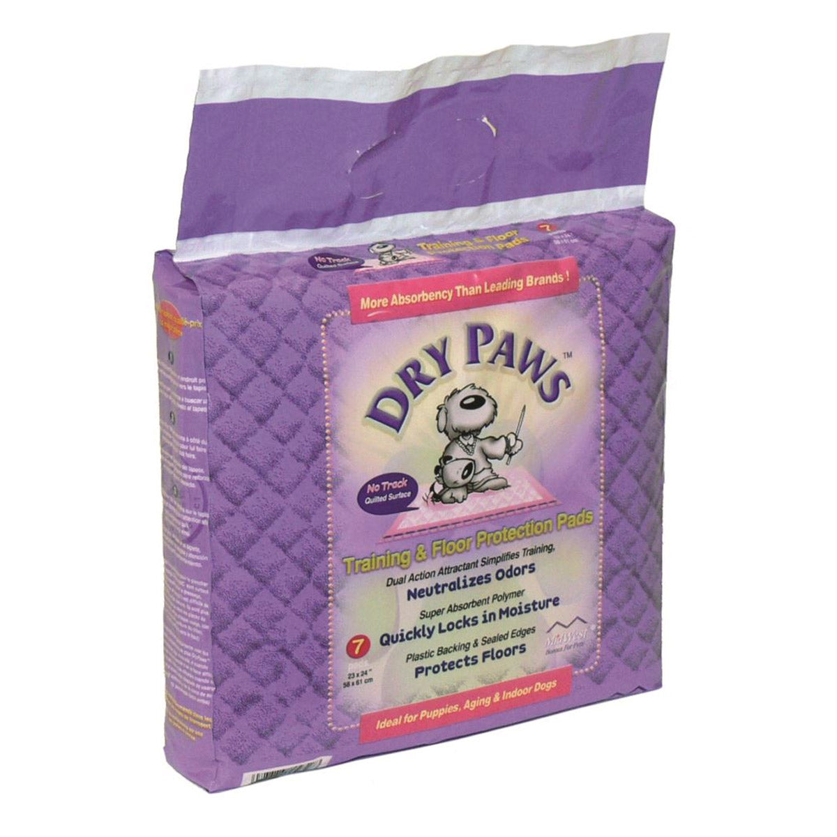 MidWest Dry Paws Training and Floor Protection Pads 7 Pack