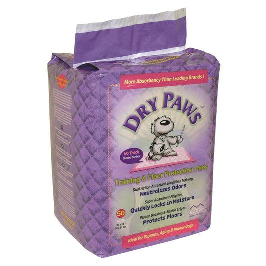 MidWest Dry Paws Training and Floor Protection Pads 50 Pack