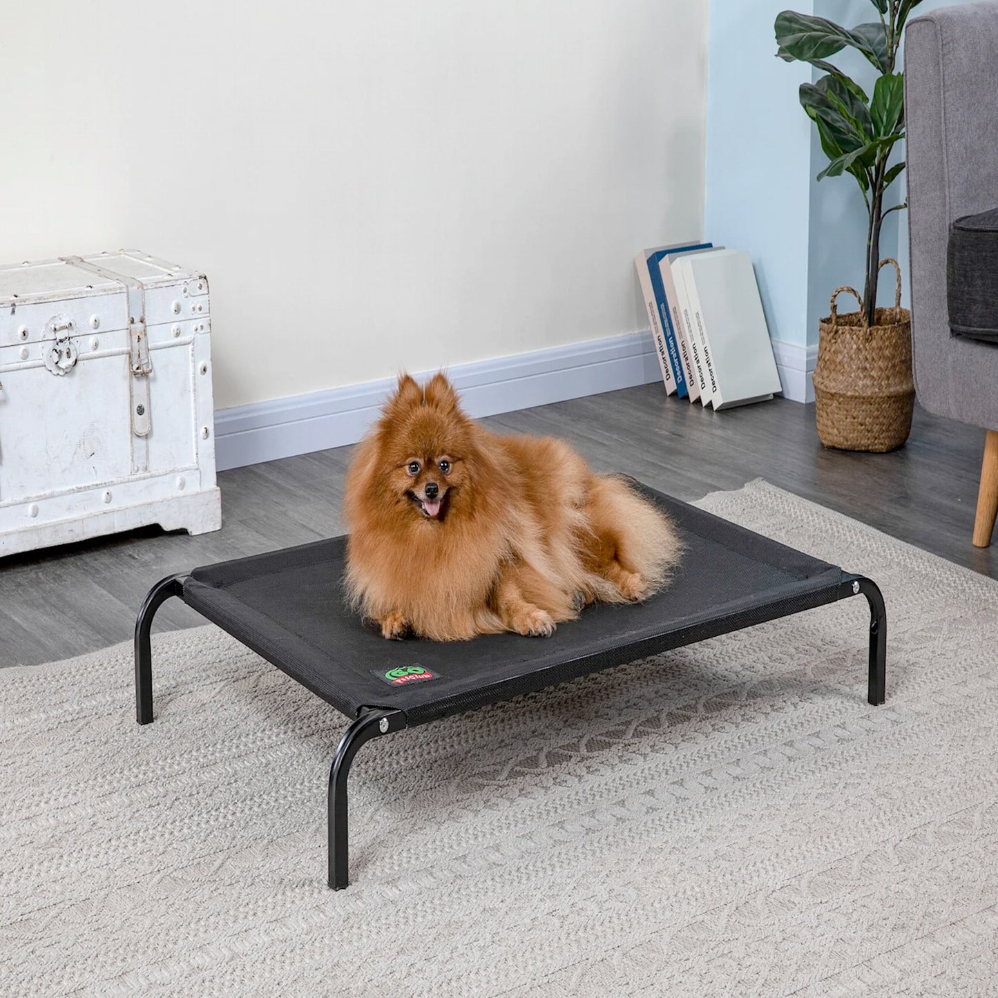Elevated Cooling Pet Cot Bed (Available in 28" to 55") - 39"L x 24"W x 6"H