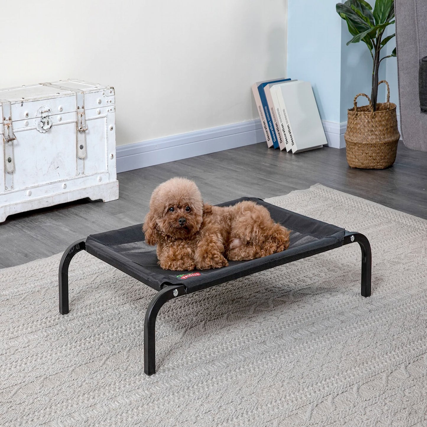 Elevated Cooling Pet Cot Bed (Available in 28" to 55") - 28.75"L x 18"W x 6"H