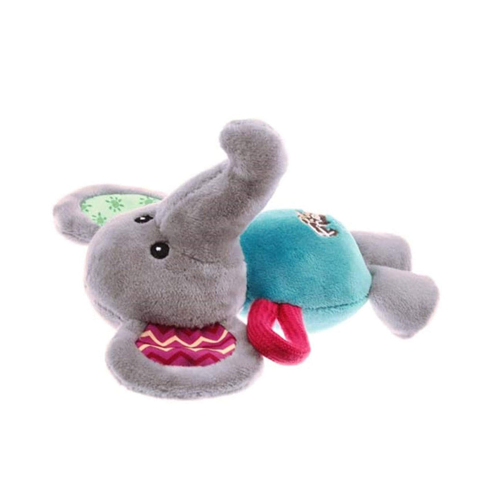 GiGwi Plush Friendz Squeaker Dog Toy - Elephant