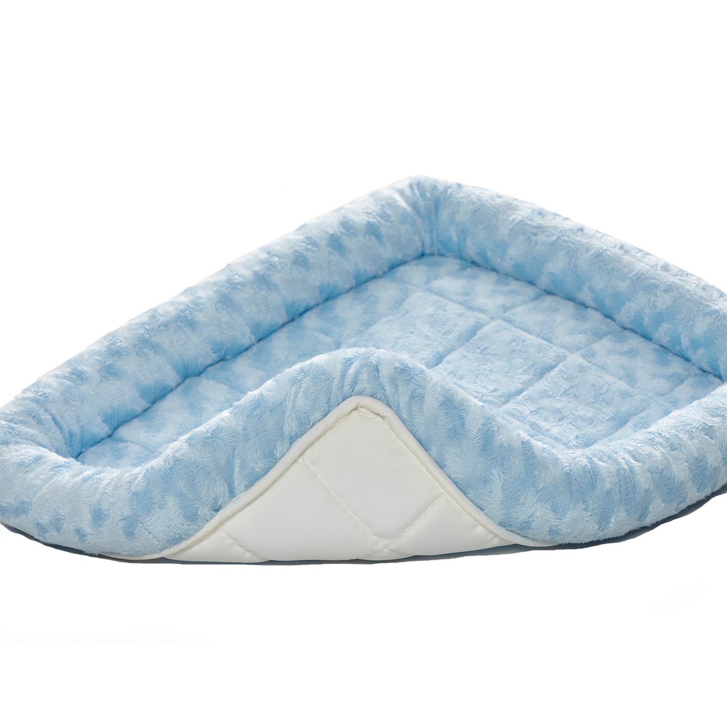 QuietTime Deluxe Powder Blue Bolster Bed - 30"