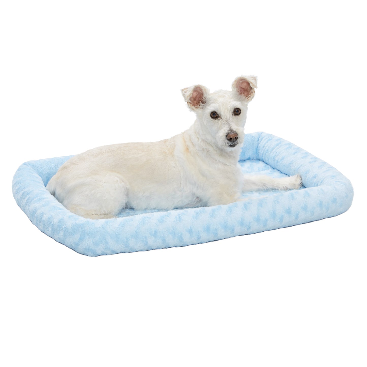 QuietTime Deluxe Powder Blue Bolster Bed - 30"