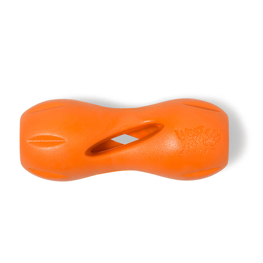 Qwizl Treat Toy - Large, Tangerine