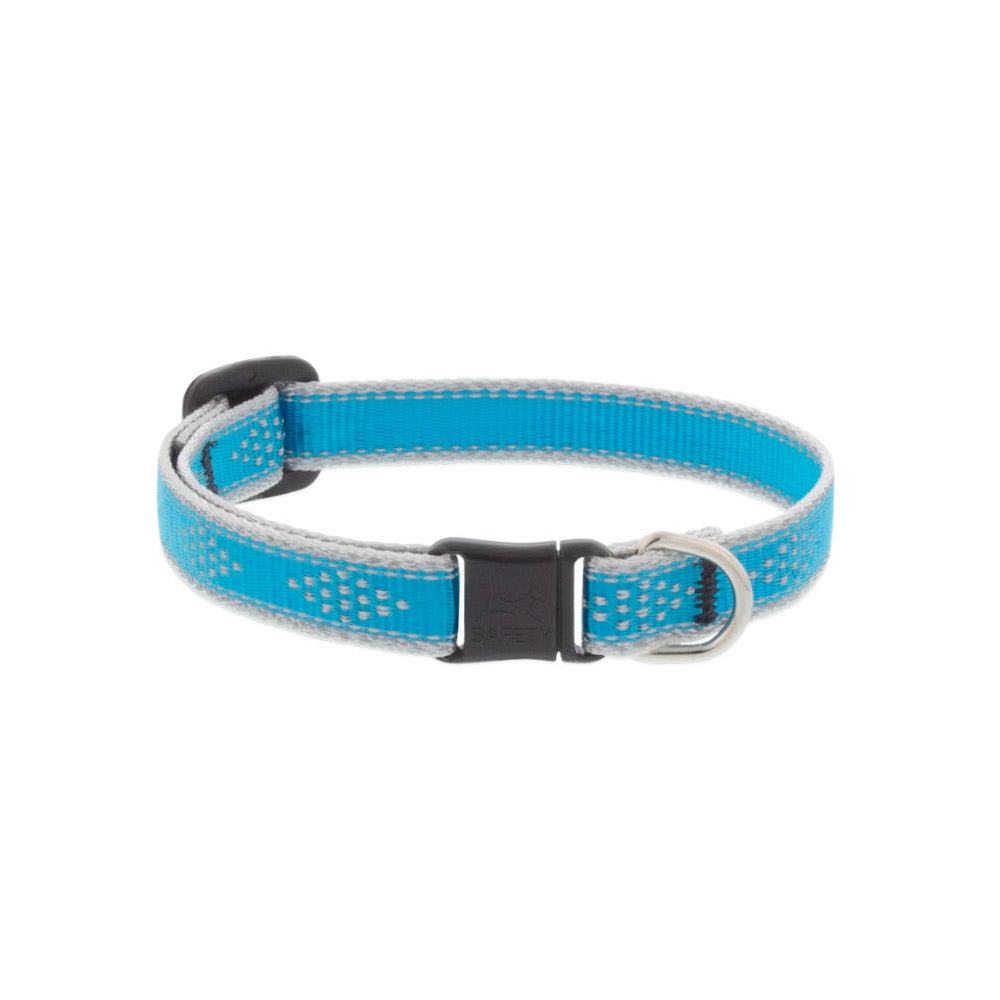Reflective Safety Cat Collar - Blue Diamond - Without Bell