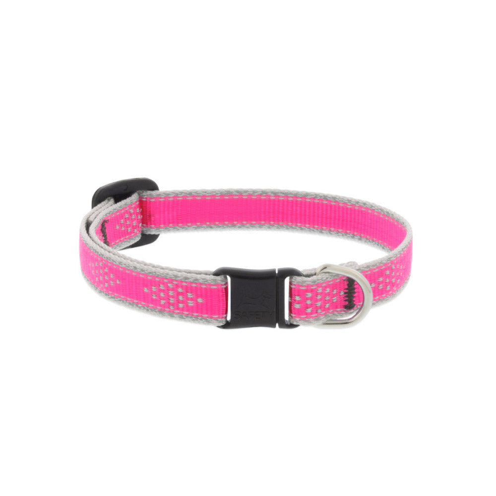 Reflective Safety Cat Collar - Pink Diamond - Without Bell